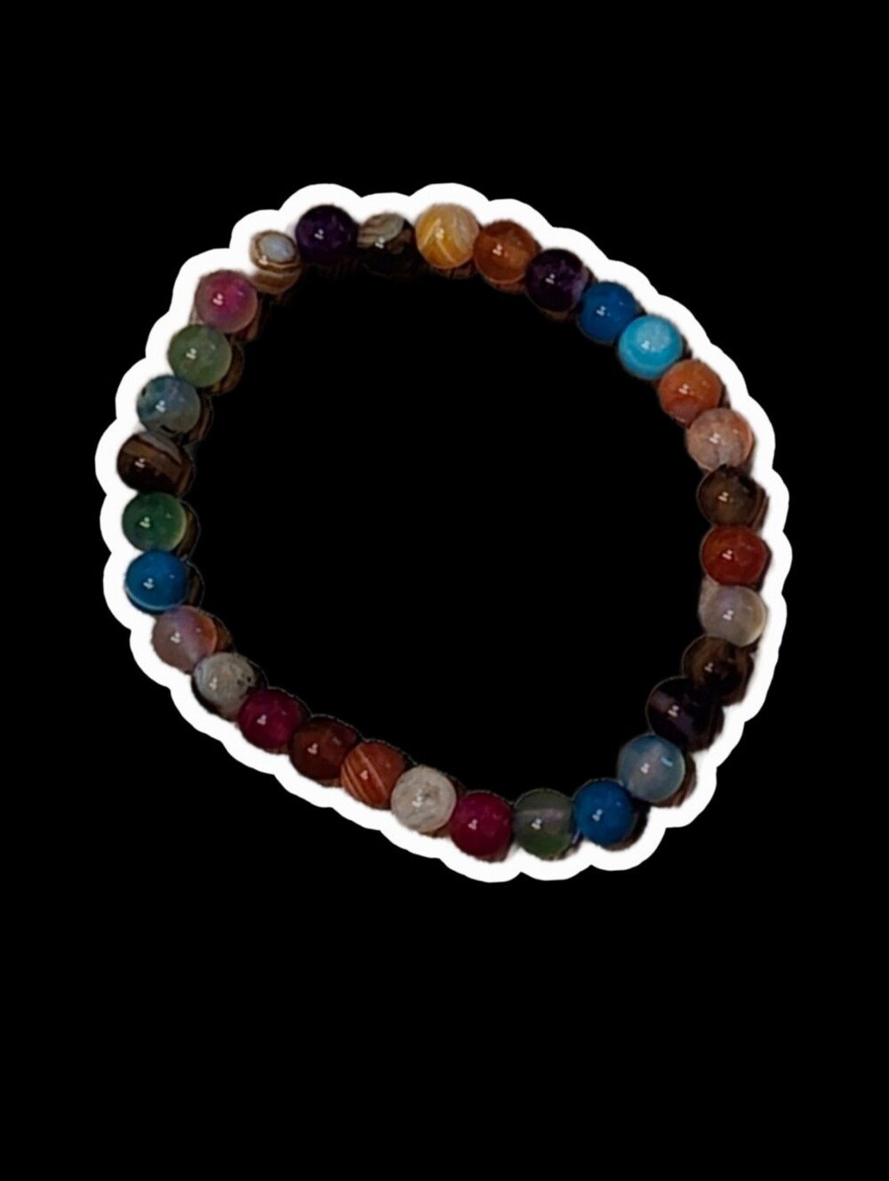 🖤Rainbow Gem Braclets